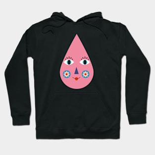 Happy raindrop happiness rainy rain winter december Hoodie